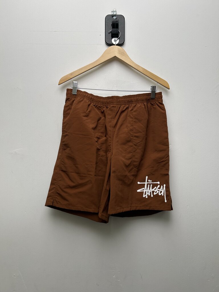 New Stussy Tortoise Brown Water Short sz.M