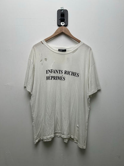 Preowned ERD White Classic Logo Tere Size Large