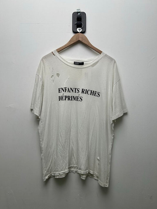 Preowned ERD White Classic Logo Tere Size Large