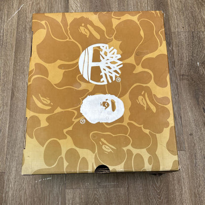 Preowned Bape Timberland Size 10