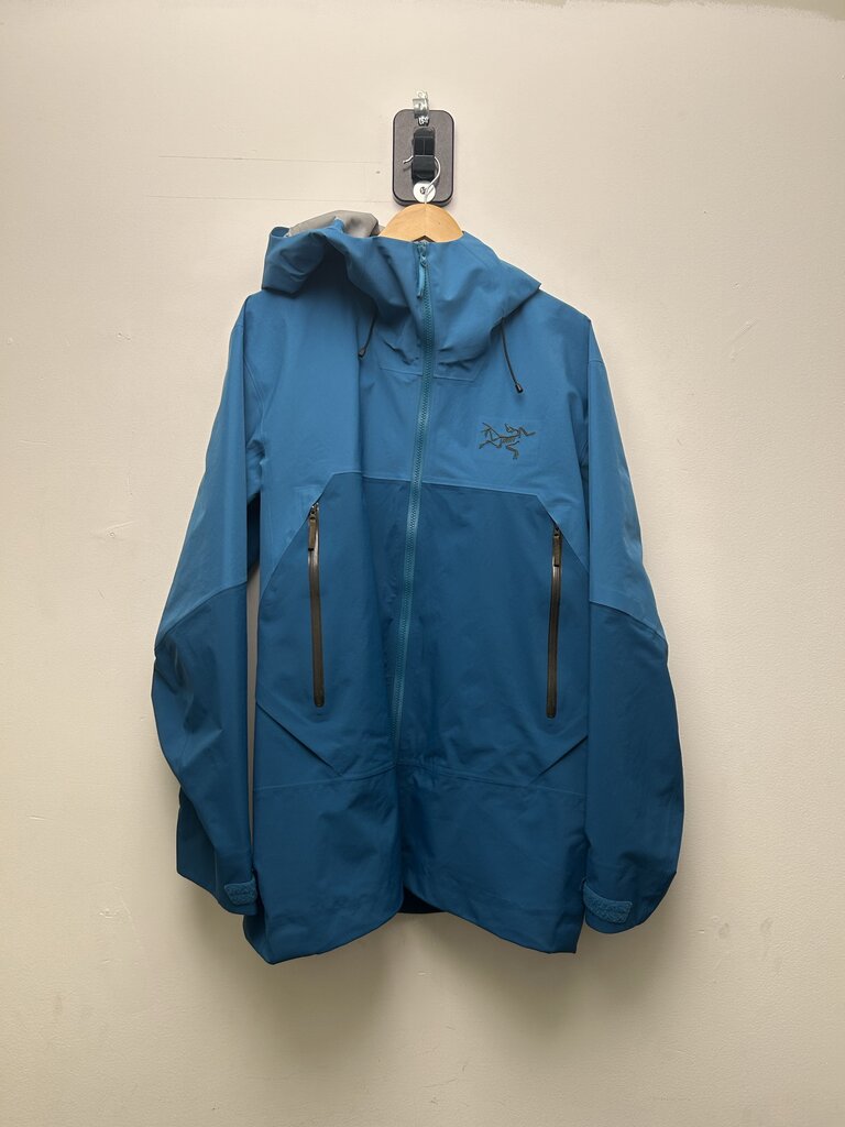 Preowned Arcteryx Blue Two Tone Shell Jacket Windbreaker sz.L
