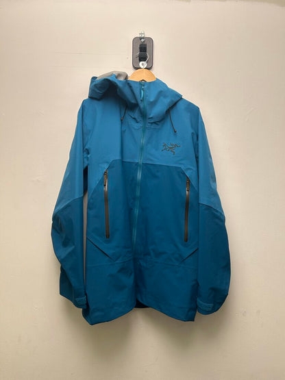 Preowned Arcteryx Blue Two Tone Shell Jacket Windbreaker sz.L