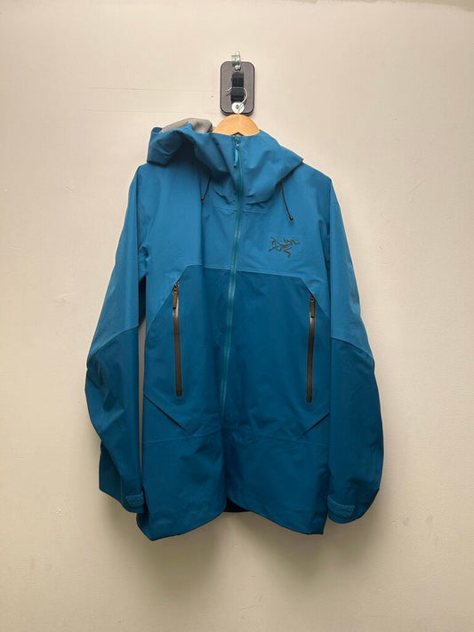 Preowned Arcteryx Blue Two Tone Shell Jacket Windbreaker sz.L