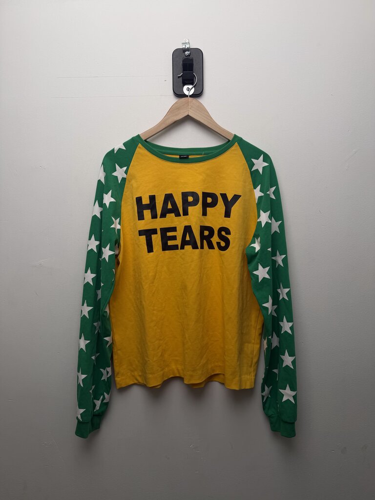 Preownee Happy Tears Long Sleeve Size Large