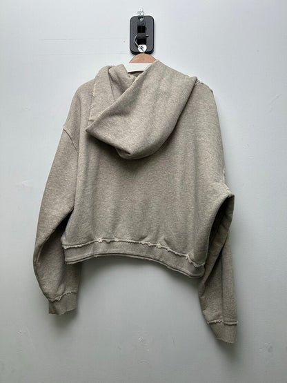 Preowned Gv Gallery Grey Pink Pullover Hoodie Sz.Small