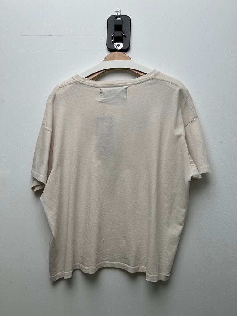New Paly White Rolling Stones Tee Sz.Medium