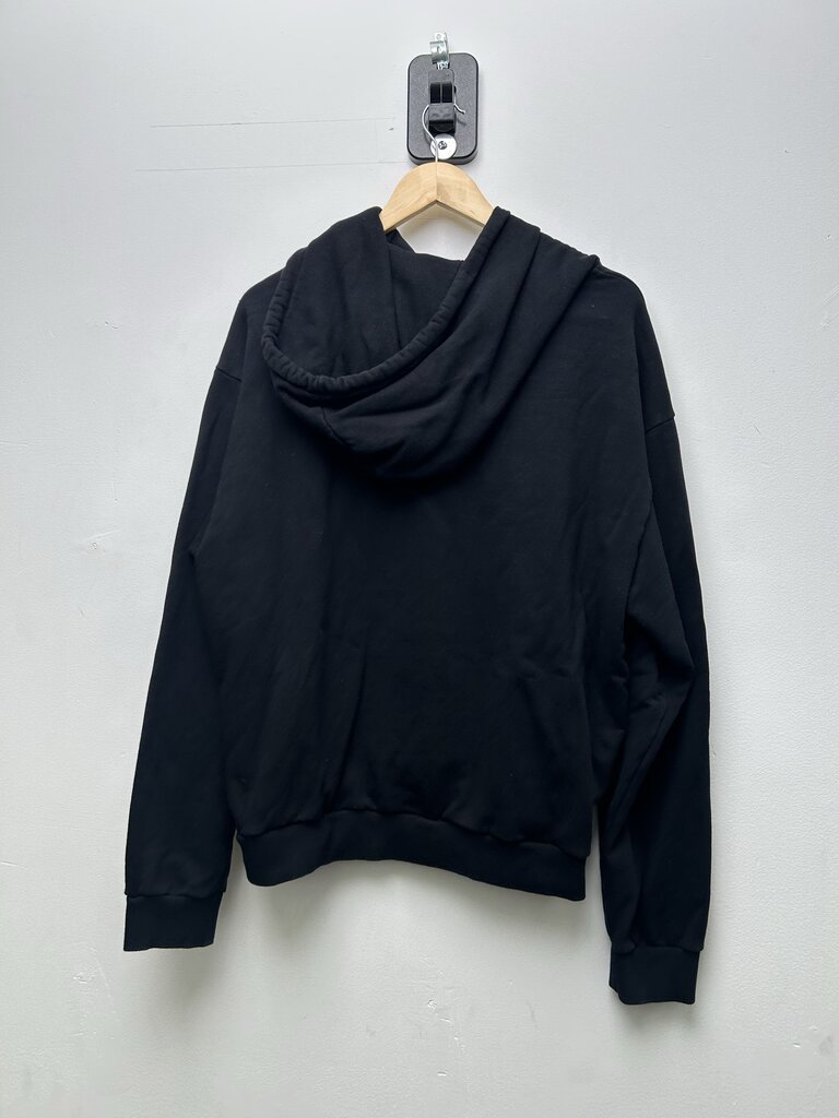 Preowned Celine Black White Logo Hoodie Sz.Large