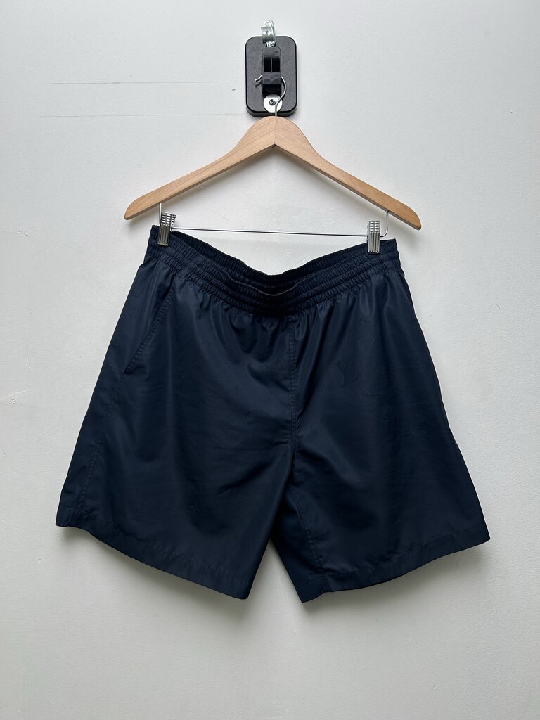 Preowned Louis Vuitton Navy Monogram Swim Shorts Sz.XL