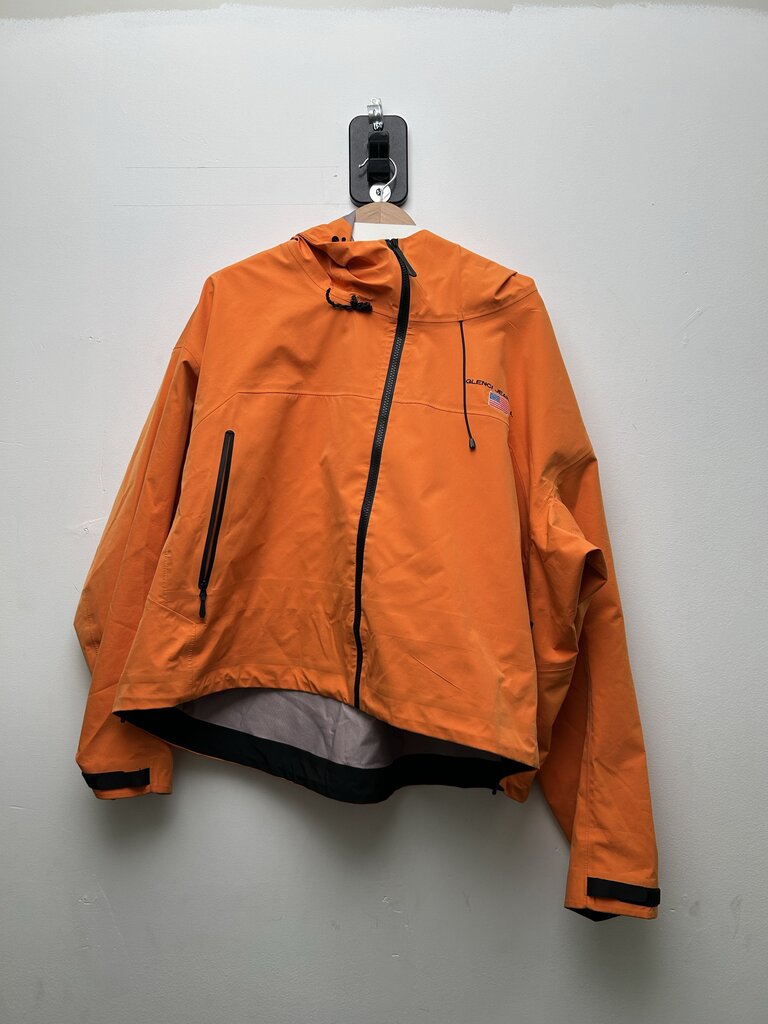 Preowned Gv Gallery Orange Rain Jacket Size Medium