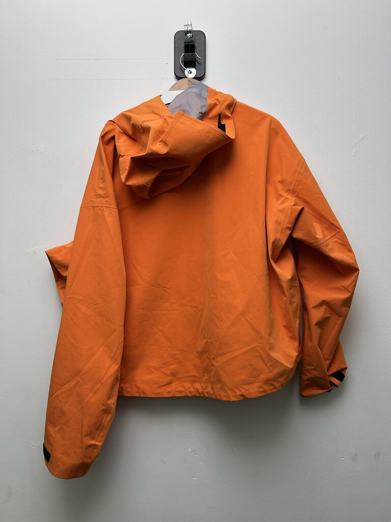 Preowned Gv Gallery Orange Rain Jacket Size Medium