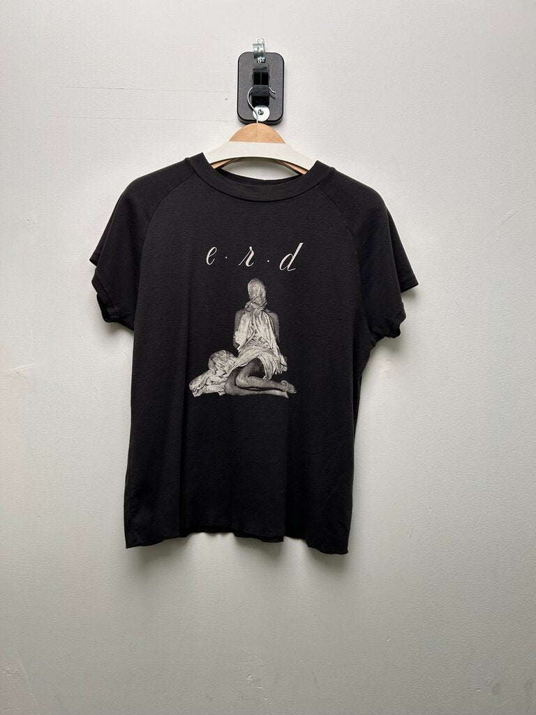 New ERD Black Woman In Sheet Tee Size Small