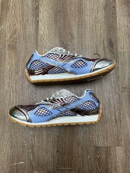Preowned Bottega Orbit Red Blue Size 42 (No Box)