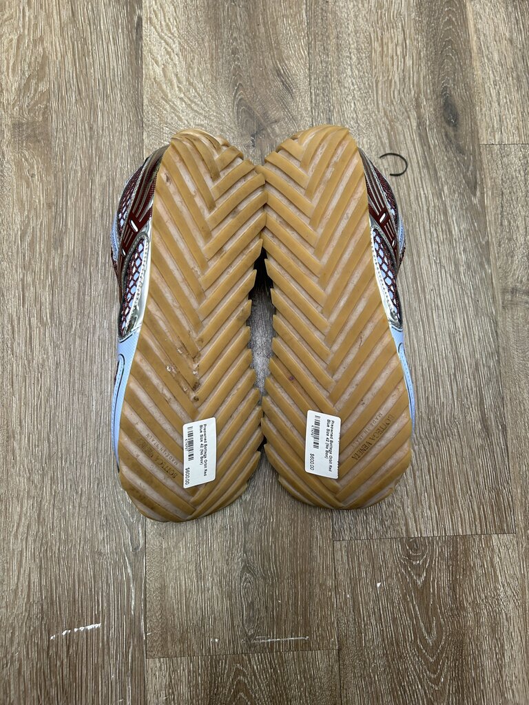 Preowned Bottega Orbit Red Blue Size 42 (No Box)