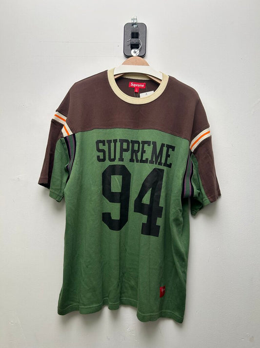 Supreme Green Brown 94 Jersey Tee Sz.XL