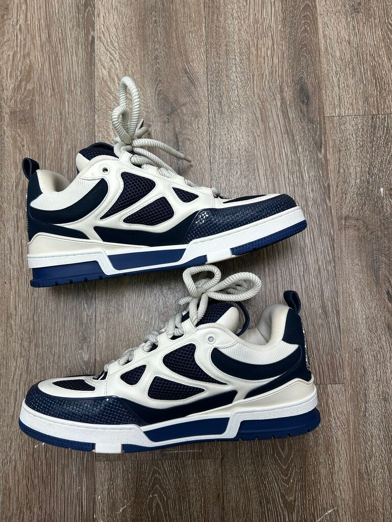Preowned Louis Vuitton Skate Navy White Sz.9.5/11M