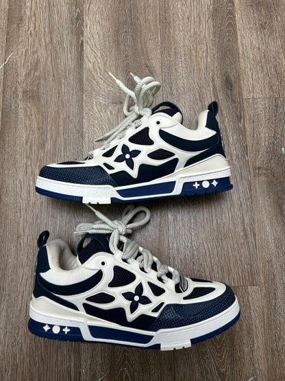Preowned Louis Vuitton Skate Navy White Sz.9.5/11M