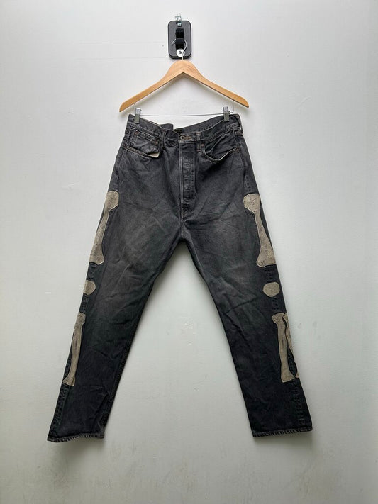 New Kapital Grey Bone Denim Sz.38