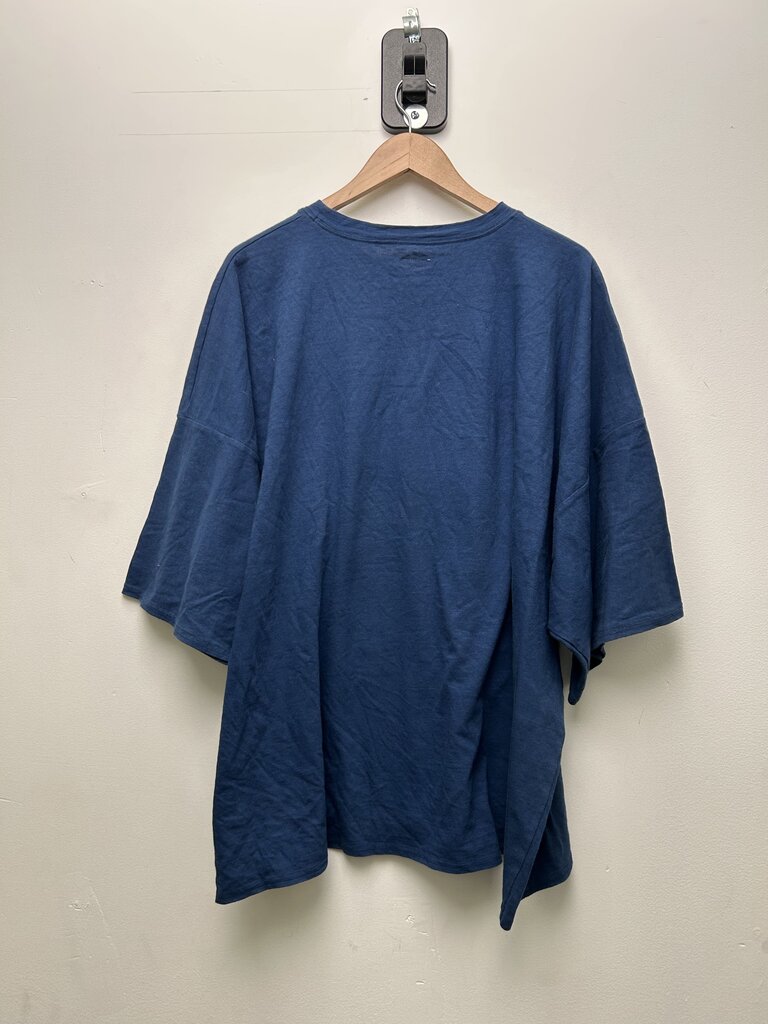 Preowned Kapital Navy Denim Repairs Tee Sz.3