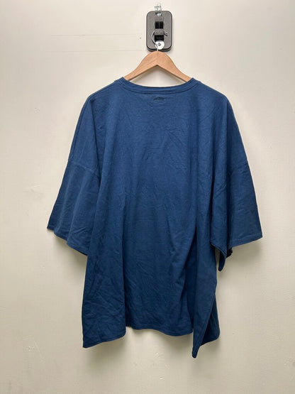Preowned Kapital Navy Denim Repairs Tee Sz.3