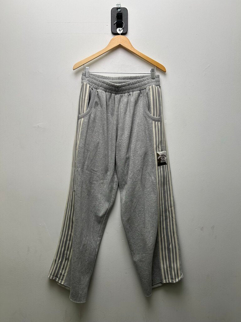 New Gv Gallery Grey Stripe Sweats Sz.Small