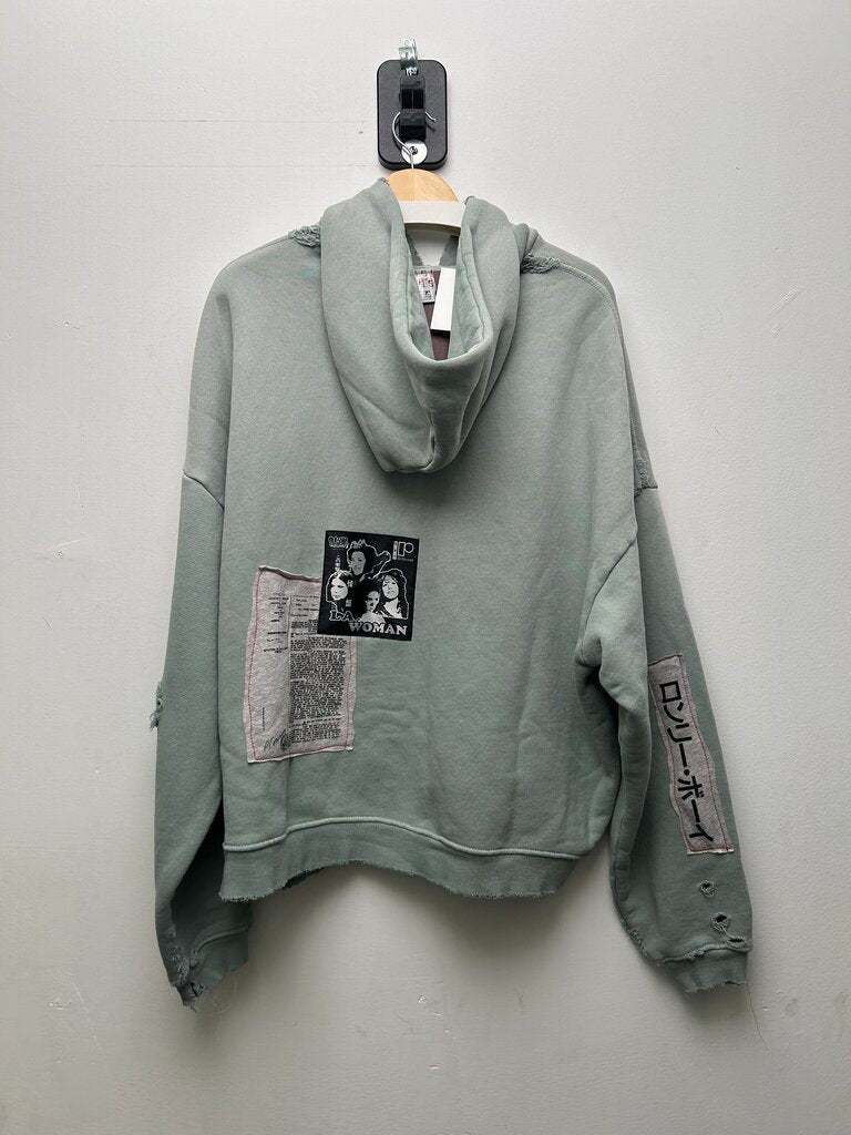 New Paly Motel Green Zip Size M/L