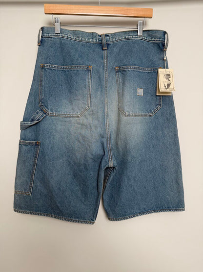 New Kapital Rhinestone Lightwash Double Knees size 36