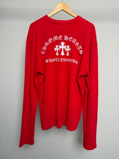 Preowned Chrome Heart Red Taco Logo Thermal size XL
