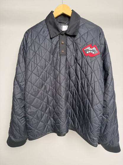 Preowned Chrome Heart Chomper Black Quilted Pull Over size M