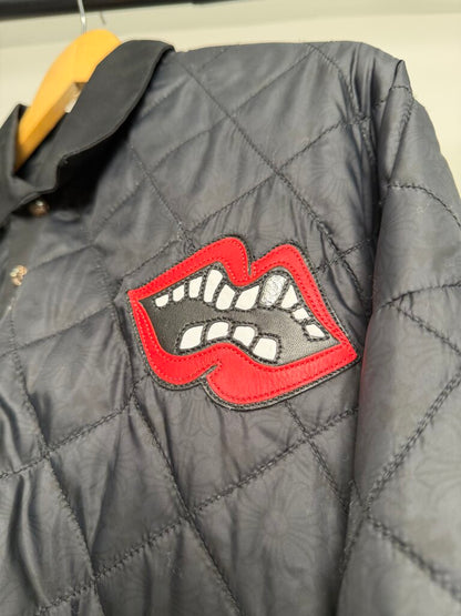 Preowned Chrome Heart Chomper Black Quilted Pull Over size M