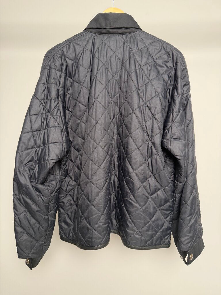Preowned Chrome Heart Chomper Black Quilted Pull Over size M