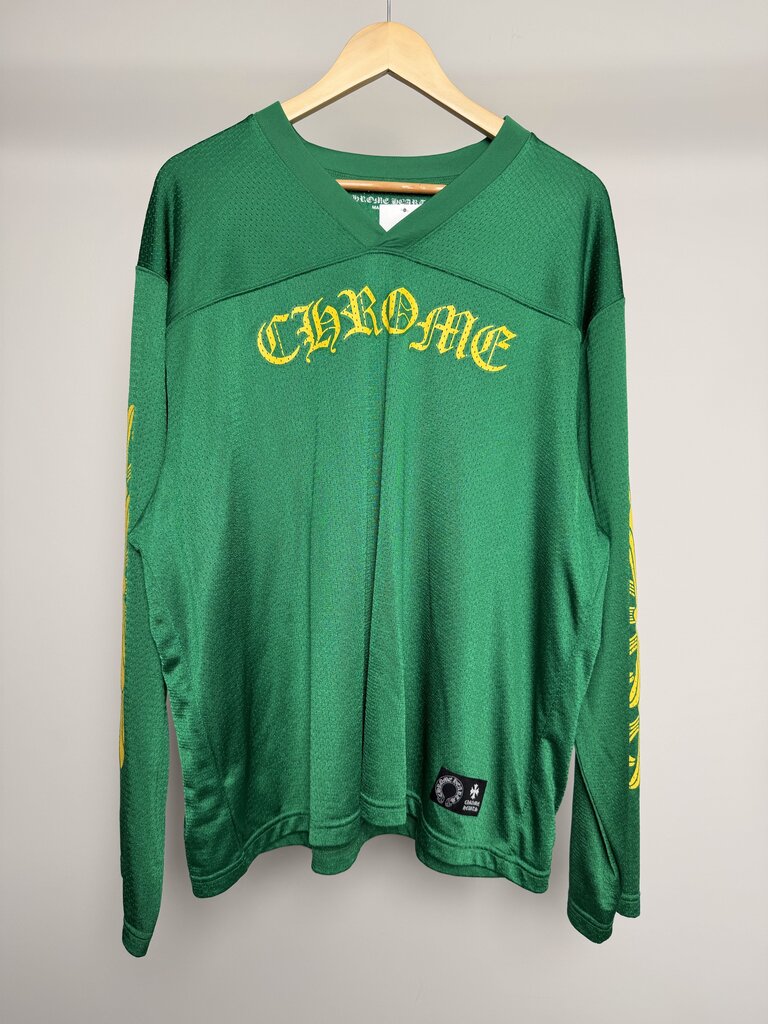 Preowned Chrome HEart Green L/S Jersey size 2XL