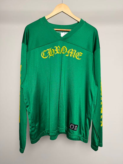 Preowned Chrome HEart Green L/S Jersey size 2XL