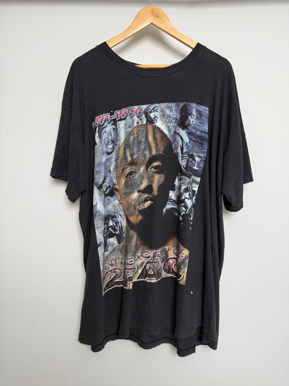 90s 2pac In Memory Rap Tee size 2XL