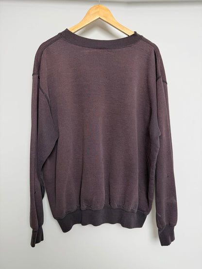 90s Carhatt Distressed Sundyed Black Crewneck size XL