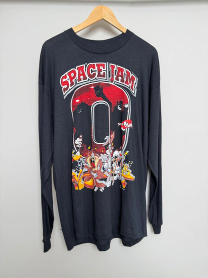 1998 Space Jam Red Black L/S size XL