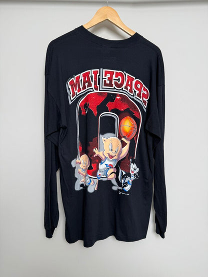 1998 Space Jam Red Black L/S size XL