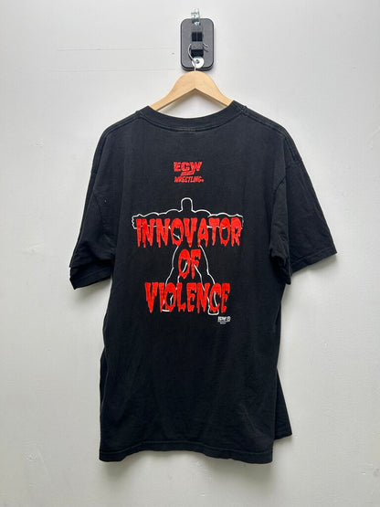 ECW Tommy Dreamer Innovator Of Violence Black Tee Sz XL