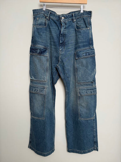 New Rick Owens Double Cargo Denim size 36