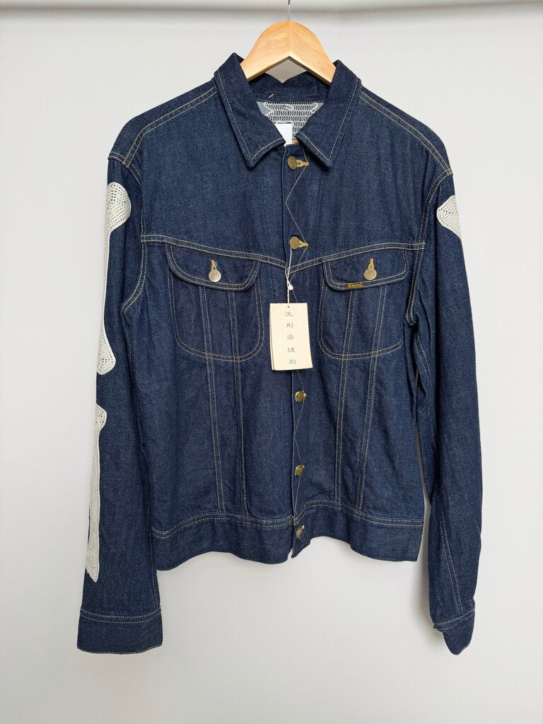 New Kapital Bone Raw Denim Jacket size 44(S/M)