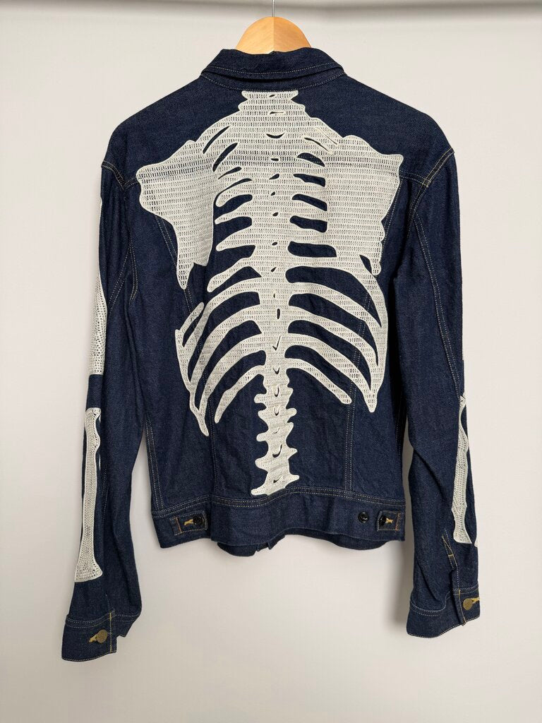New Kapital Bone Raw Denim Jacket size 44(S/M)