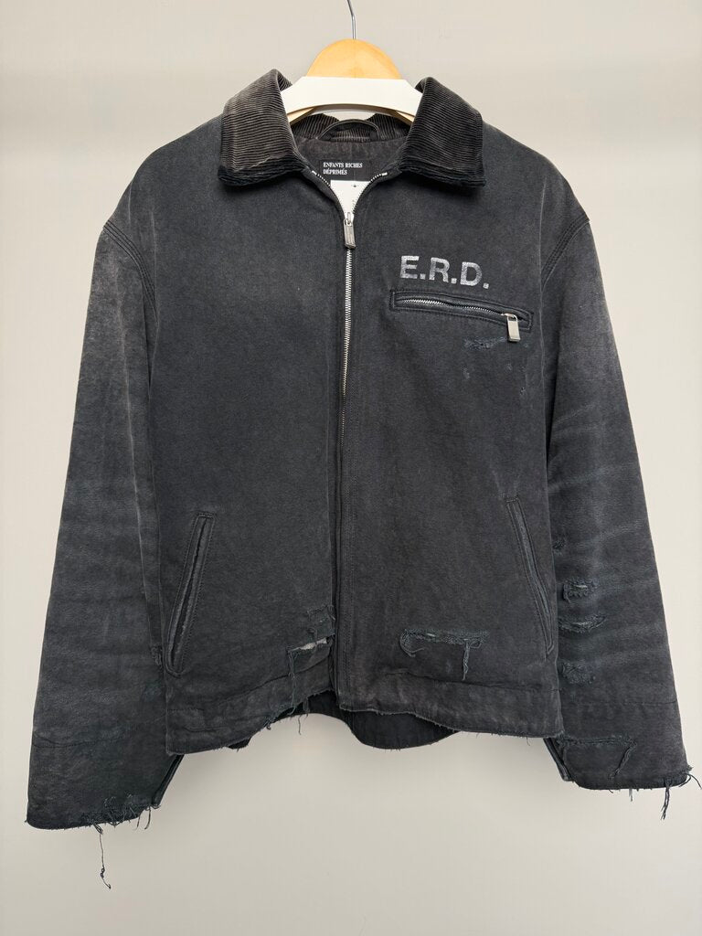 Preowned ERD Black Carpenter Work Jacket size M