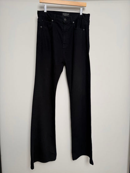 Preowend Balenciaga Black Bootcut Denim size 30