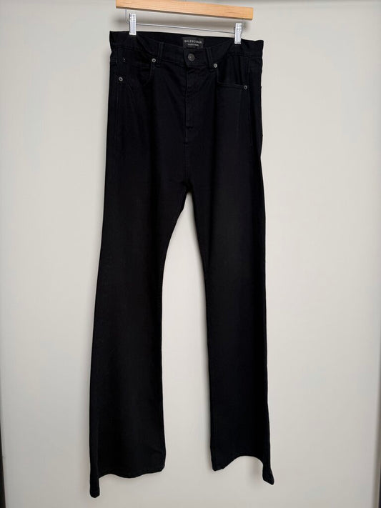 Preowend Balenciaga Black Bootcut Denim size 30