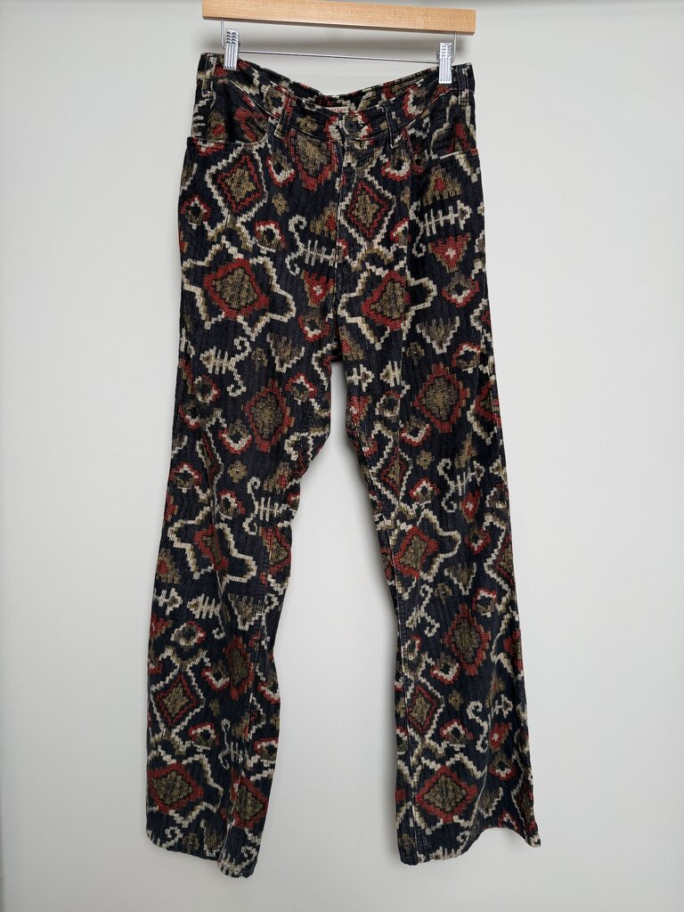 Preowned Kapital Corduroy Flannel Bootcut Pants size 3(fit 30-32)