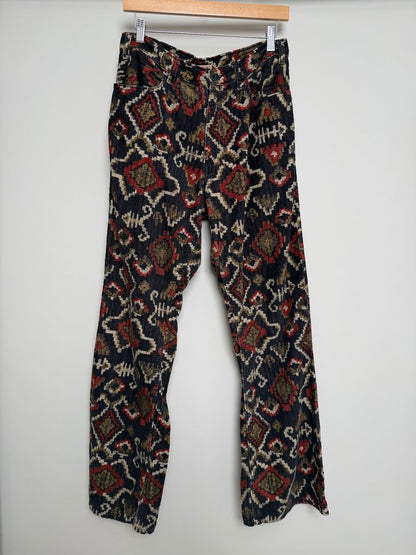 Preowned Kapital Corduroy Flannel Bootcut Pants size 3(fit 30-32)