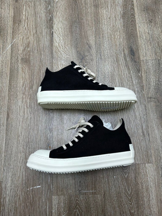 Preowned Rick Owens Black White DRKSHDW Ramones Sz.42