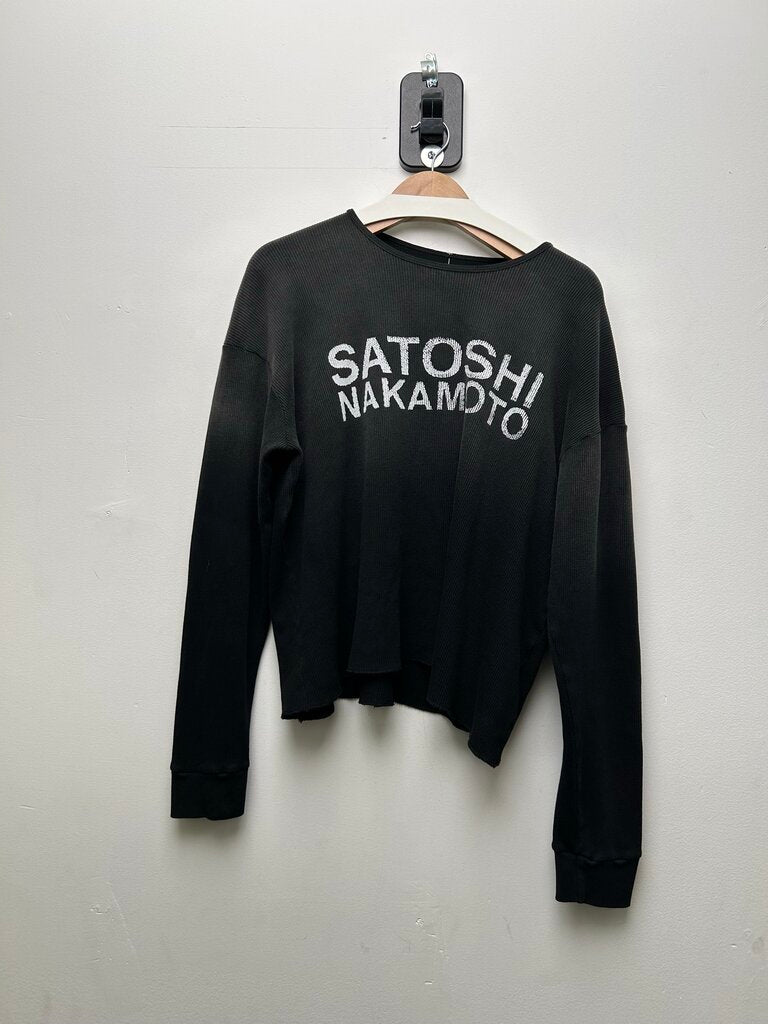 New Satoshi Black White Logo Thermal Sz.XL