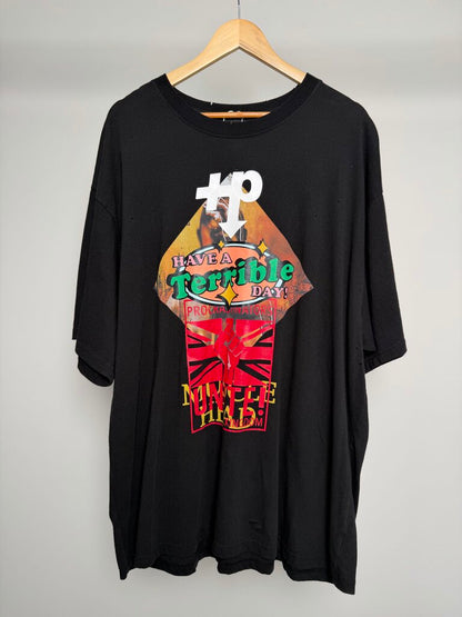 New Project G/R Black Terrible Day Tee Size Large