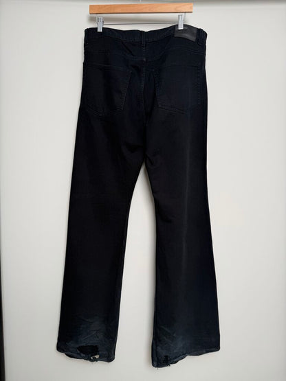 Preowned Balenciaga Black Bootcut Denim size 32
