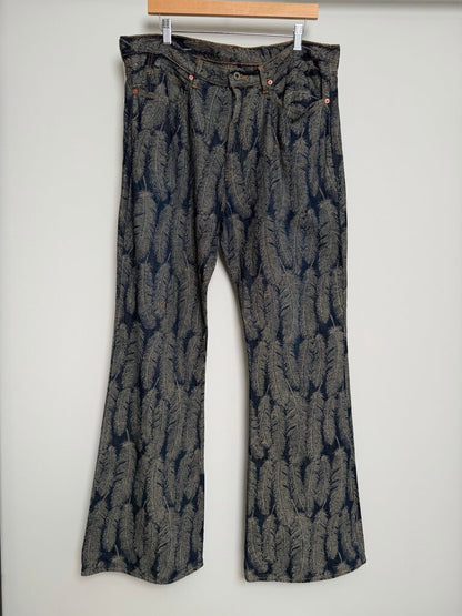 Preowned Kapital Raw Feather Denim Size 38